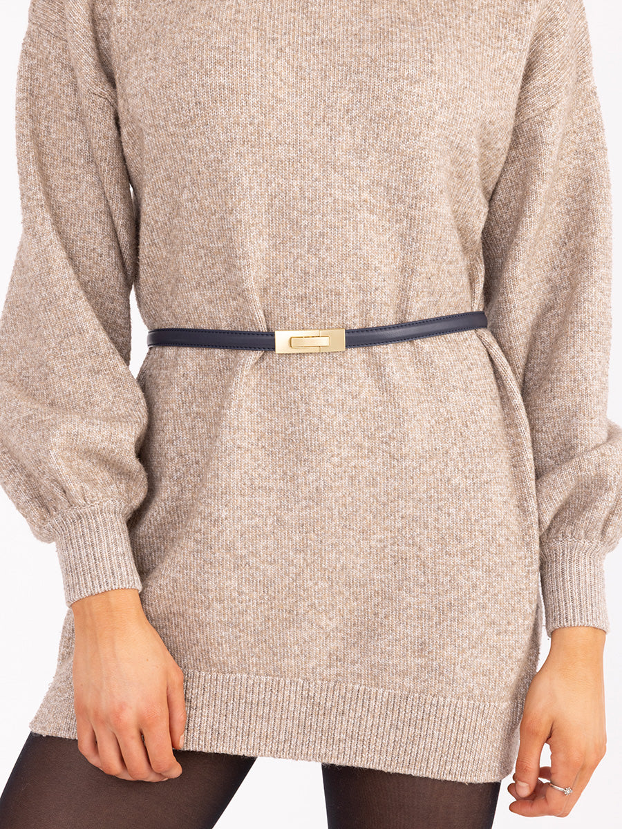 Vegan Leather Adjustable Belt - Jen & Co. vegan handbag
