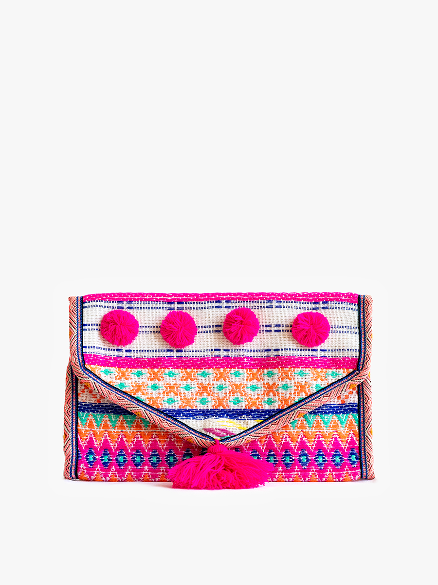 Katleya Patterned Jewelry Case Multi - Jen & Co. vegan handbag