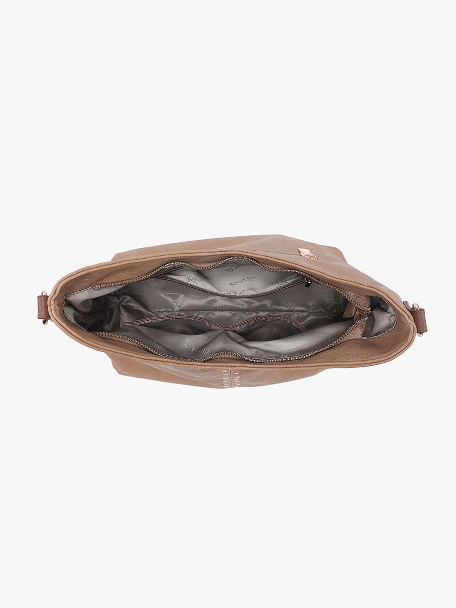 Emery Vegan Slouchy Hobo - Jen & Co. vegan handbag