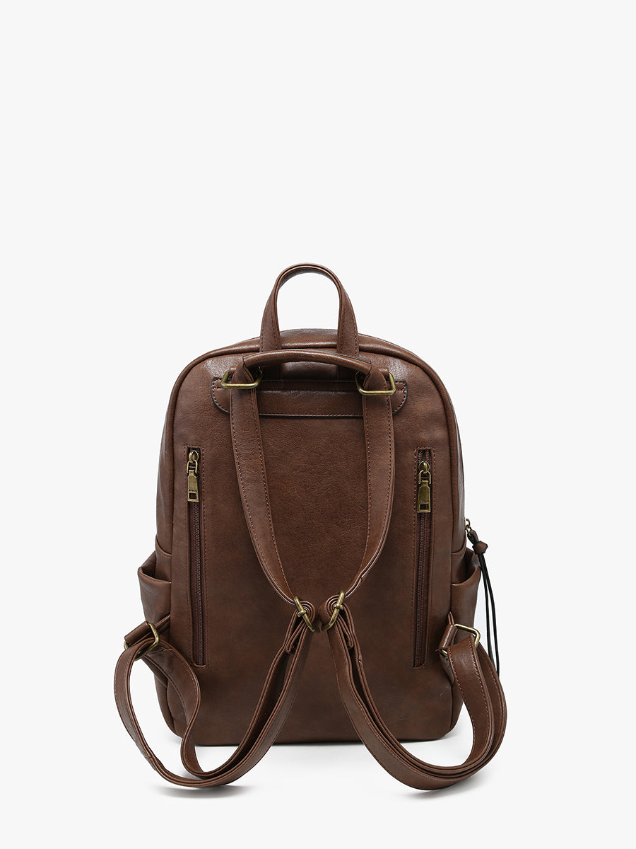 Gemma Vegan Backpack - Jen & Co. vegan handbag