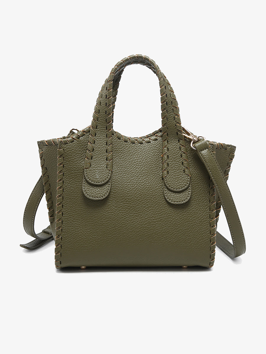 Marla Vegan Satchel - Jen & Co. vegan handbag