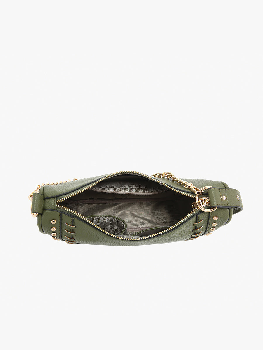 Artemis Vegan Detailed Crossbody - Jen & Co. vegan handbag