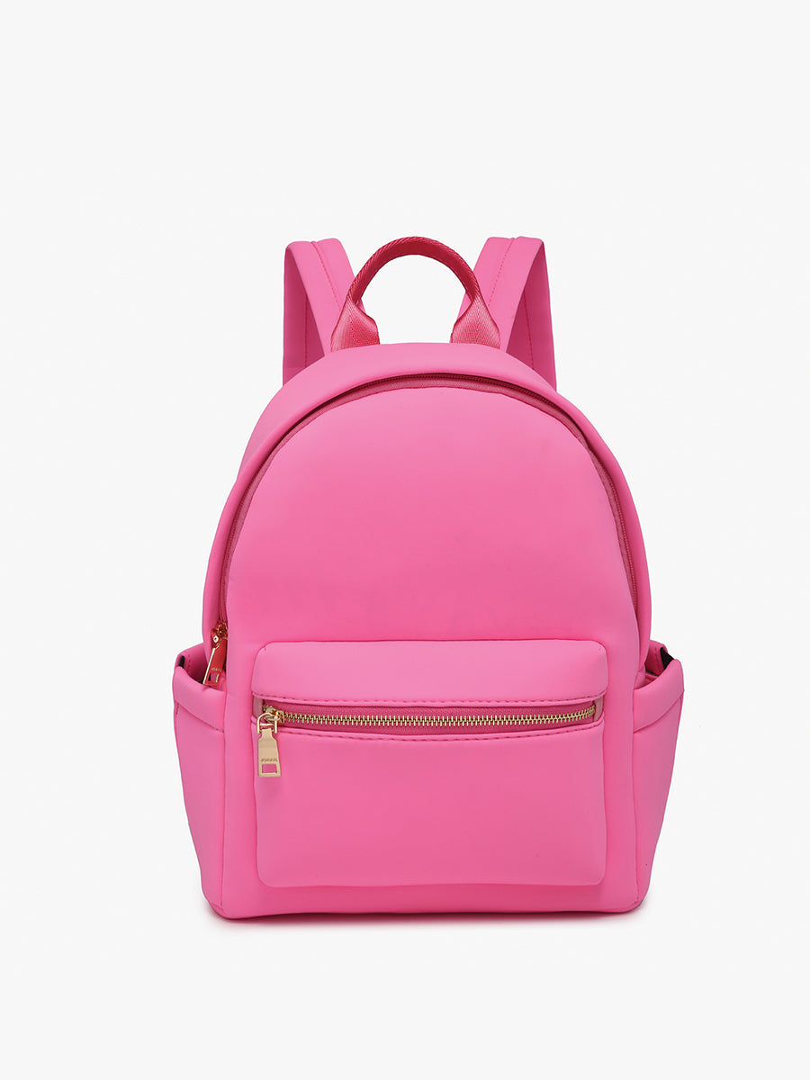 Tess Nylon Backpack Pink - Jen & Co. vegan handbag