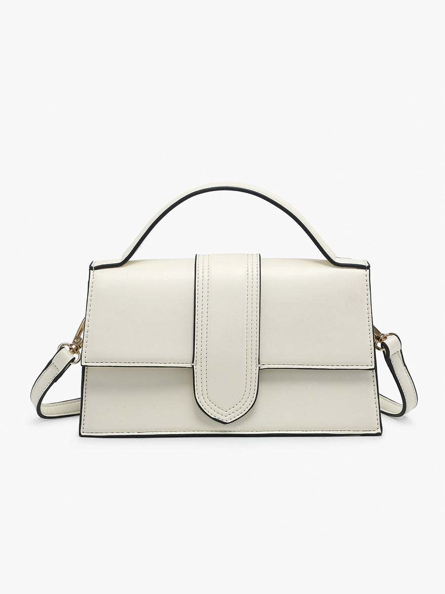 Capri Vegan Metallic Clutch