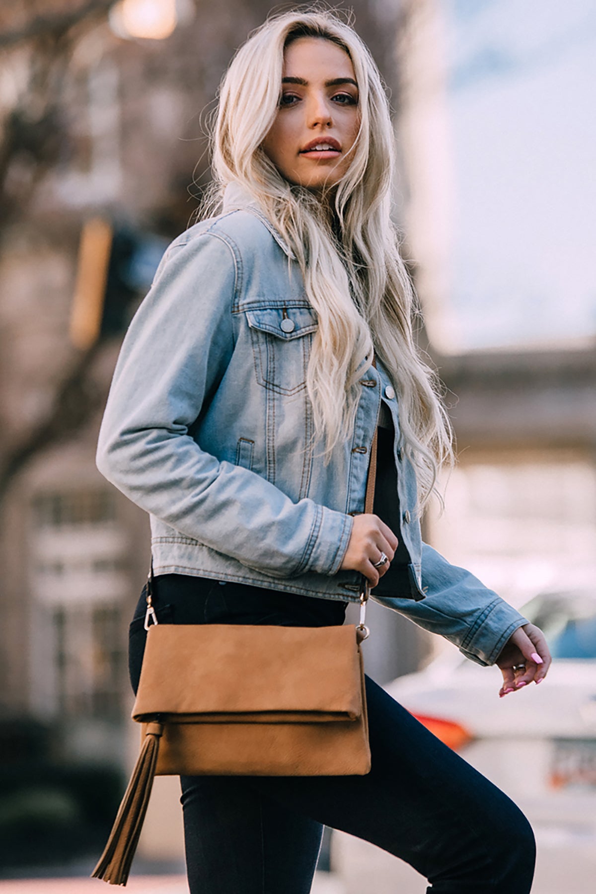Austin Vegan Clutch/Crossbody - Jen & Co. vegan handbag