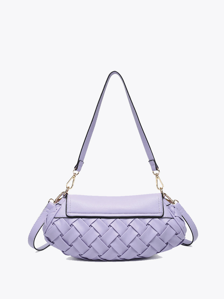 Kaleen Vegan Woven Crossbody - Jen & Co. vegan handbag