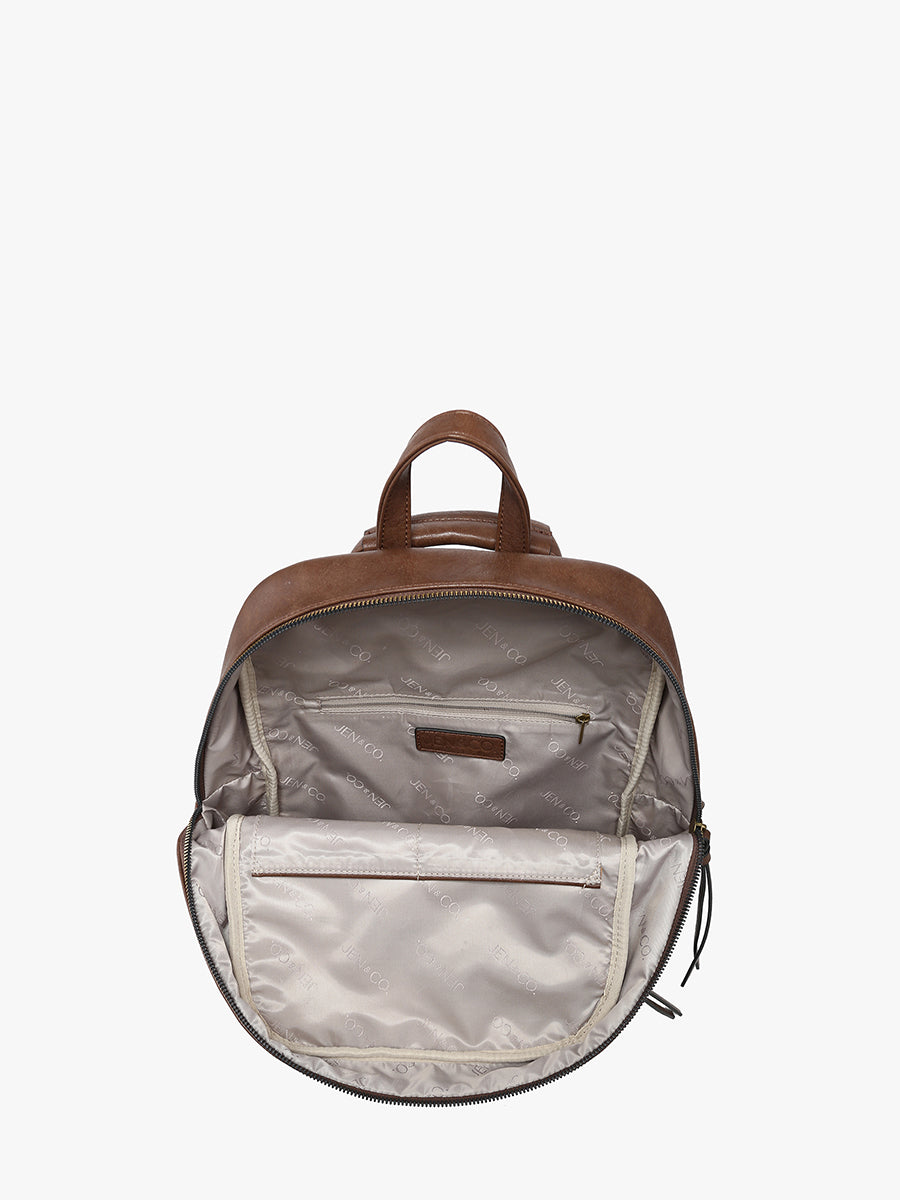 Gemma Vegan Backpack - Jen & Co. vegan handbag