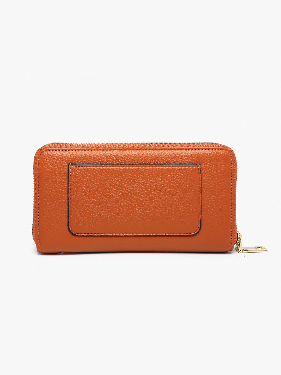 Nora Vegan Whipstitch Wallet - Jen & Co. vegan handbag