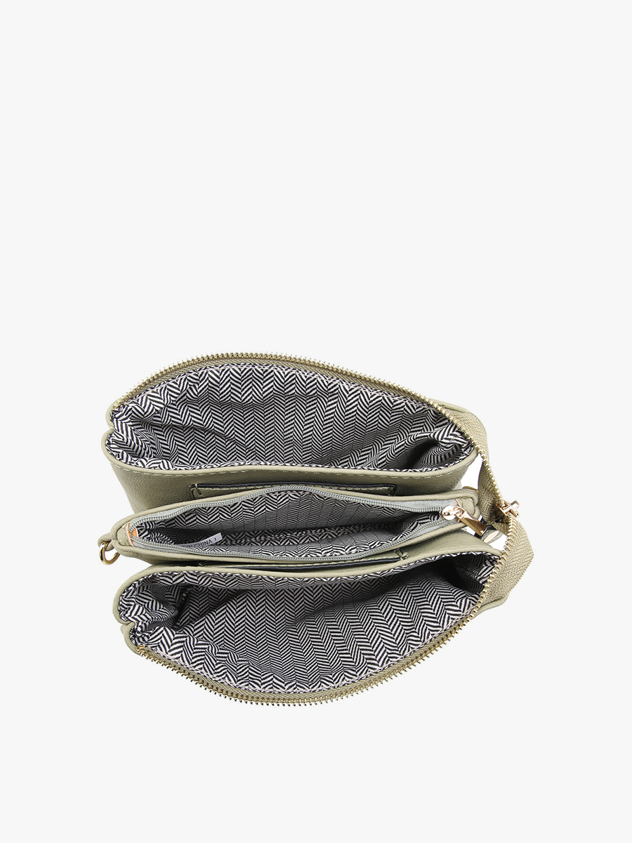 Riley Vegan Cow Crossbody