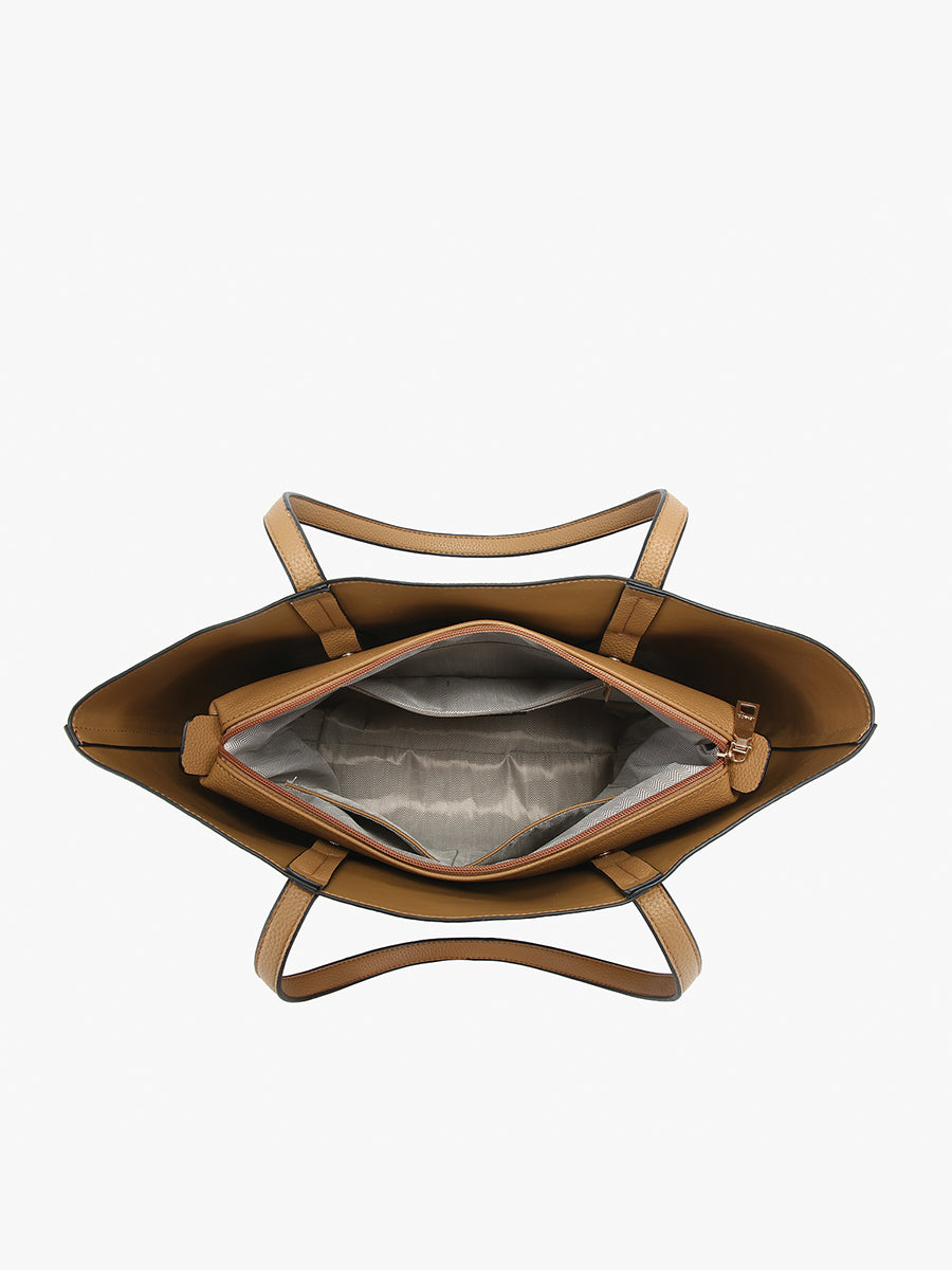 Millie Vegan Classic Tote - Jen & Co. vegan handbag