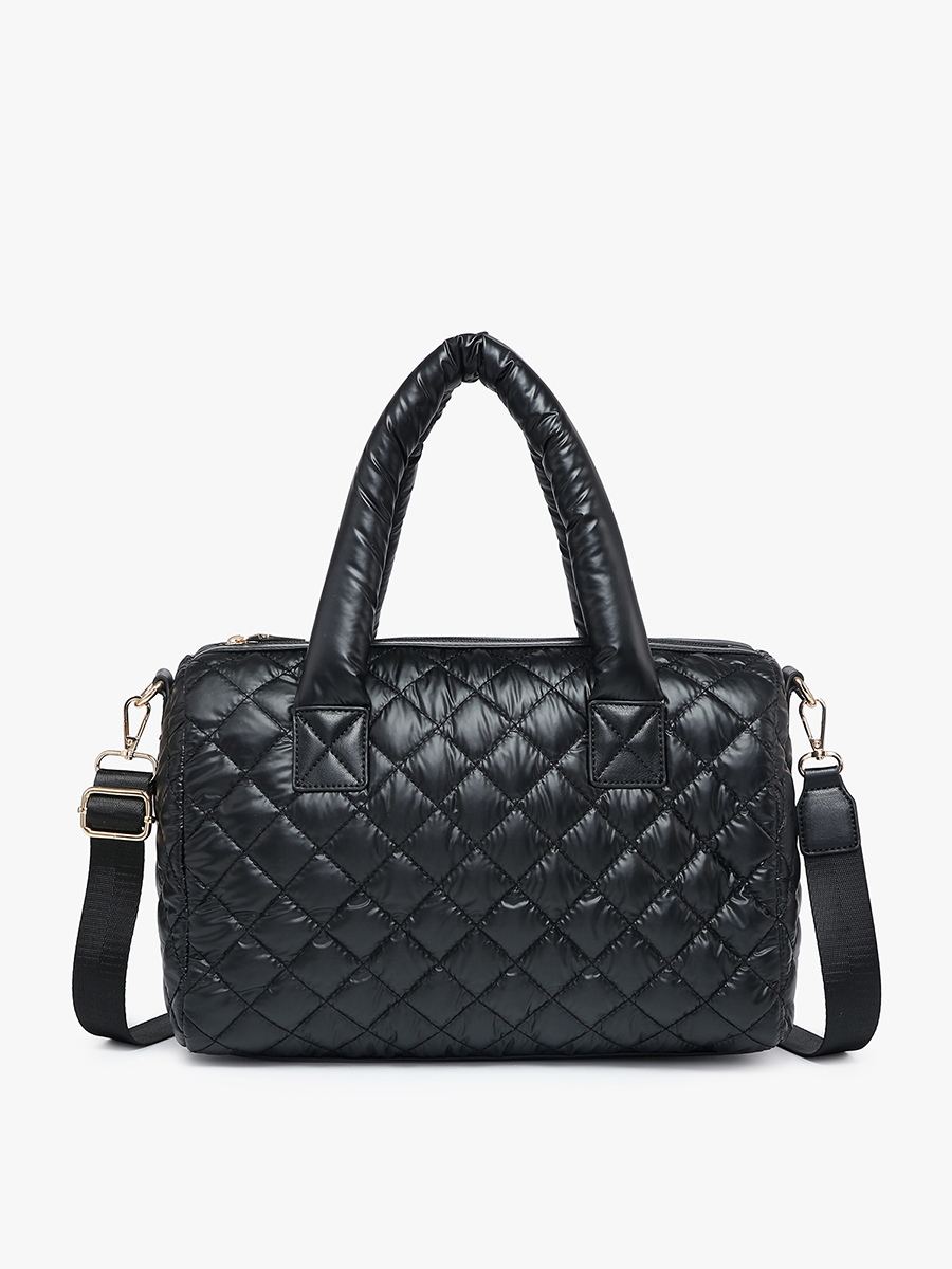 Trista Vegan Quilted Satchel
