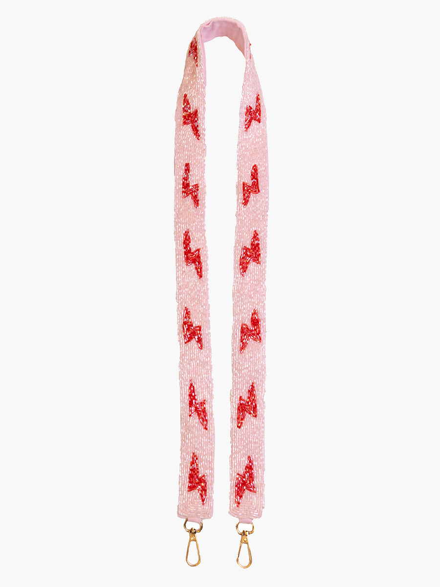 Beaded Guitar Strap Bow - Jen & Co. vegan handbag