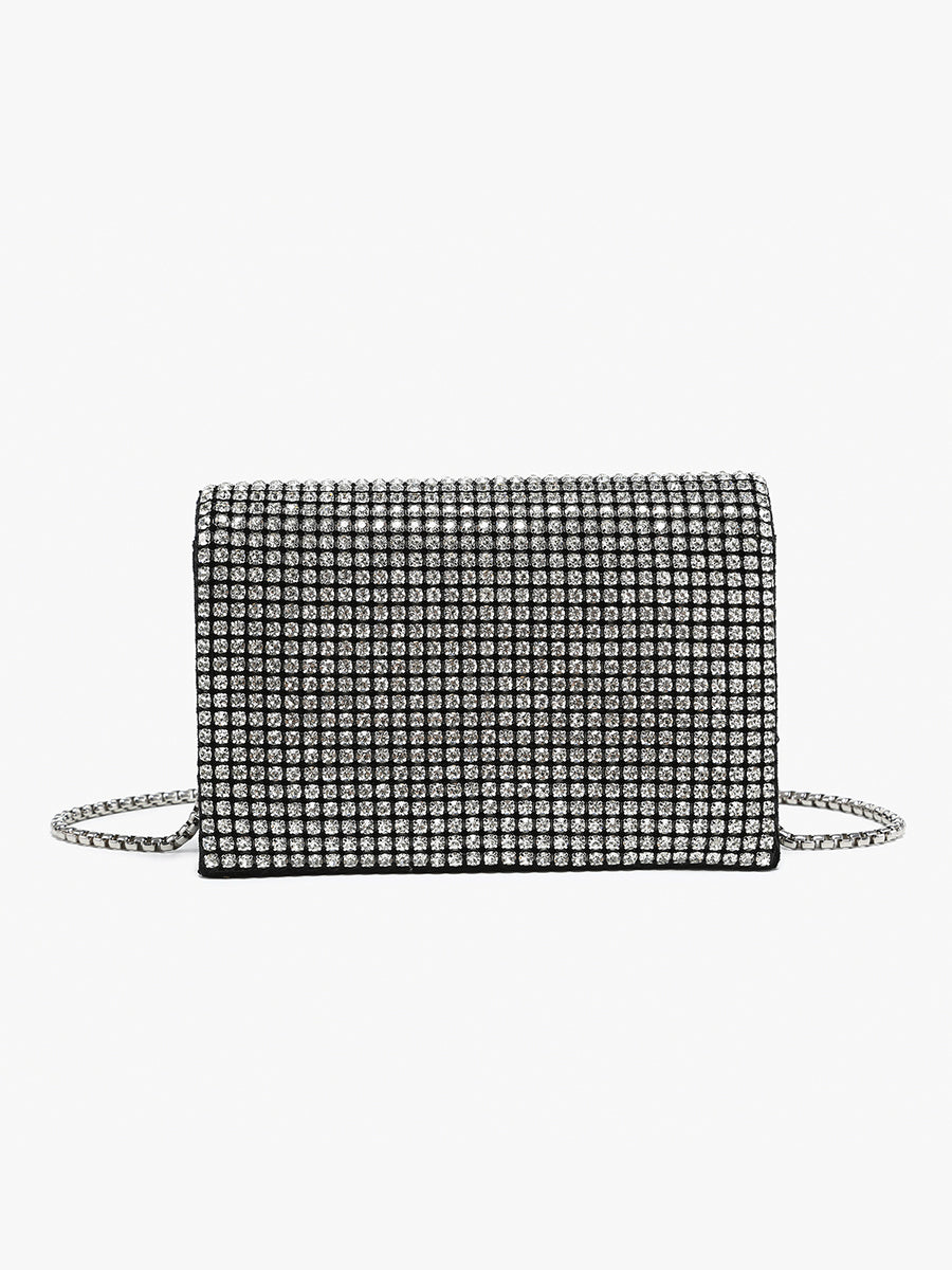 Laeticia Rhinestone Crossbody - Jen & Co. vegan handbag