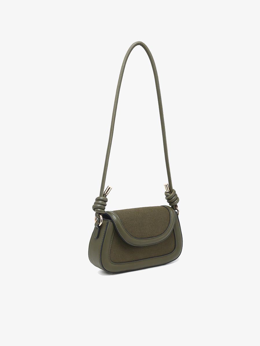 Marina Suede Crossbody - Jen & Co. vegan handbag