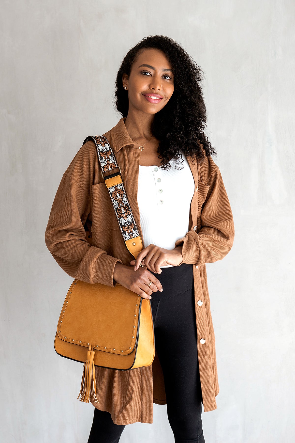 Bailey Vegan Crossbody - Jen & Co. vegan handbag
