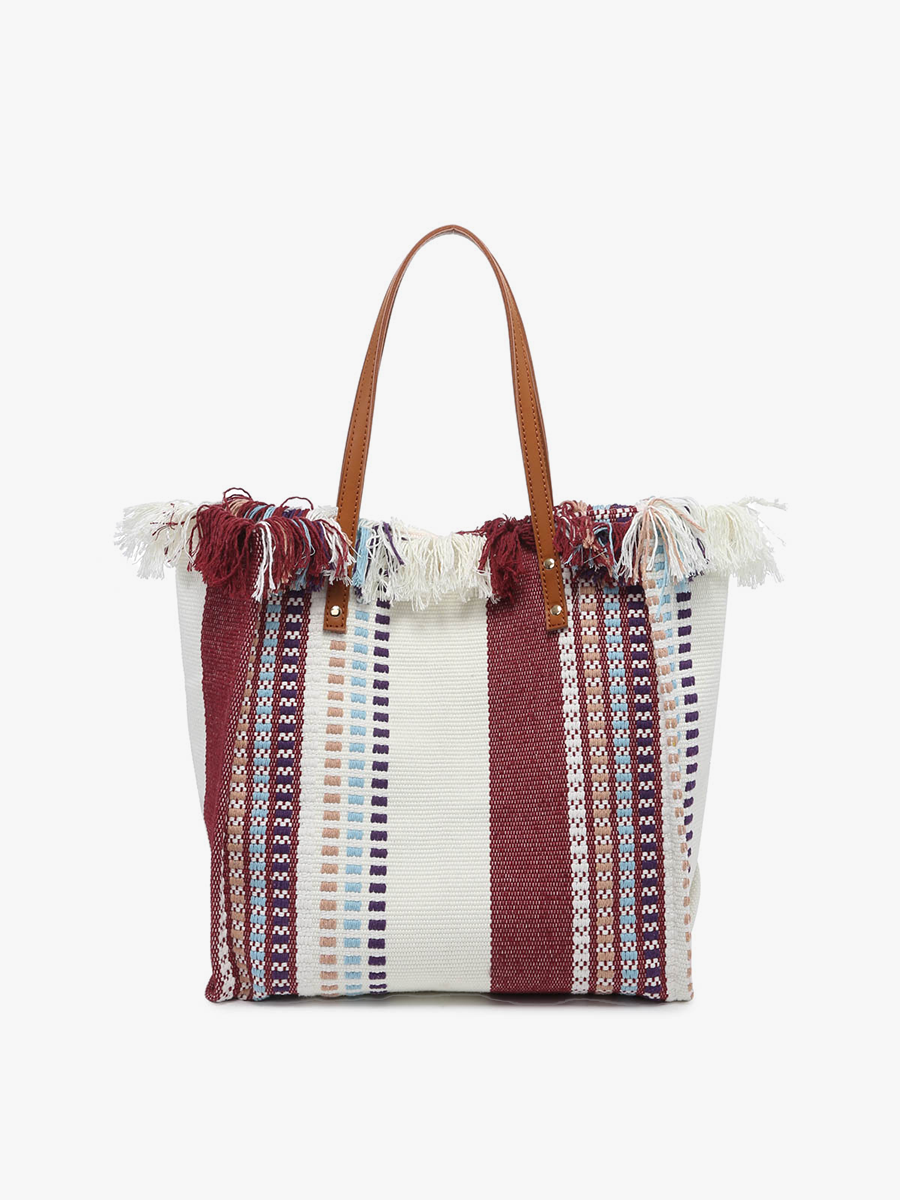 Madison Striped Tote