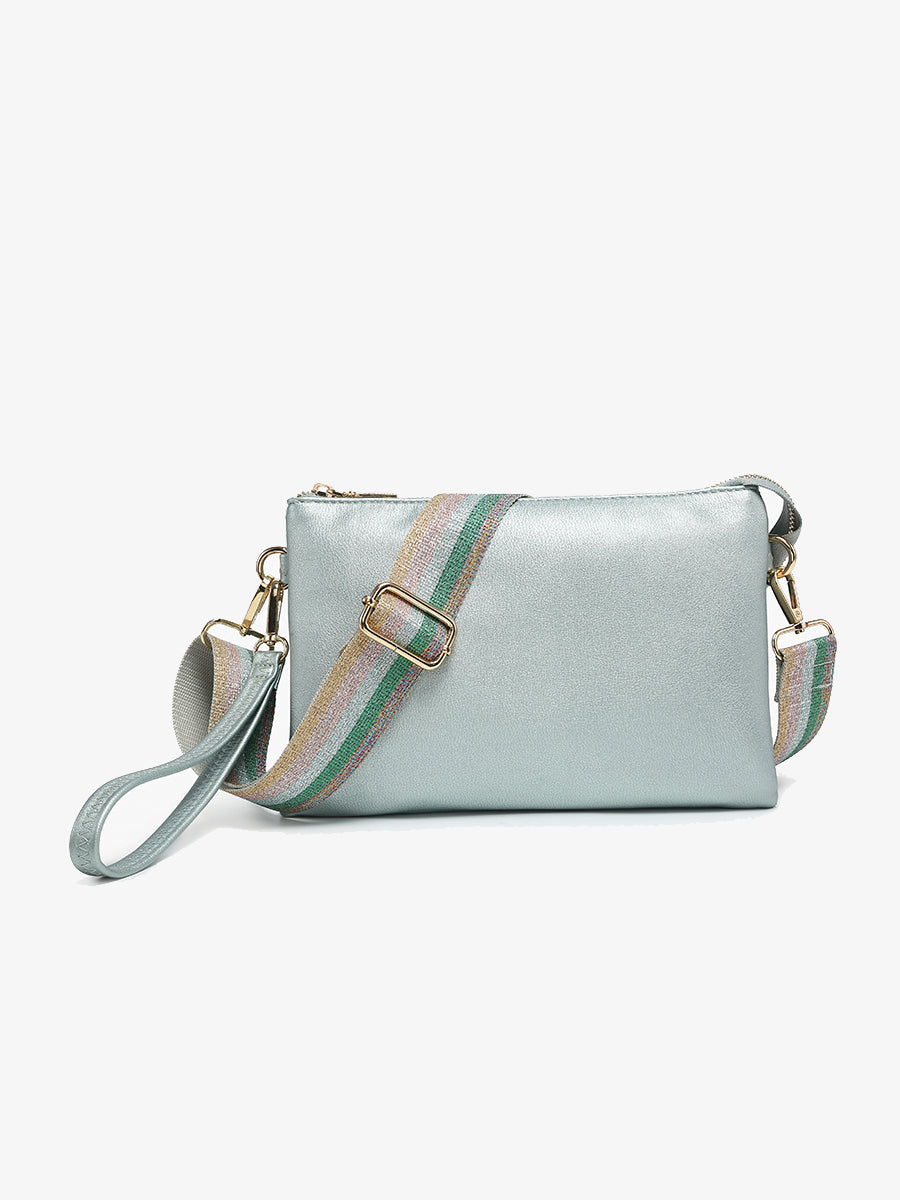 Izzy Vegan Crossbody Winter Mint - Jen & Co. vegan handbag
