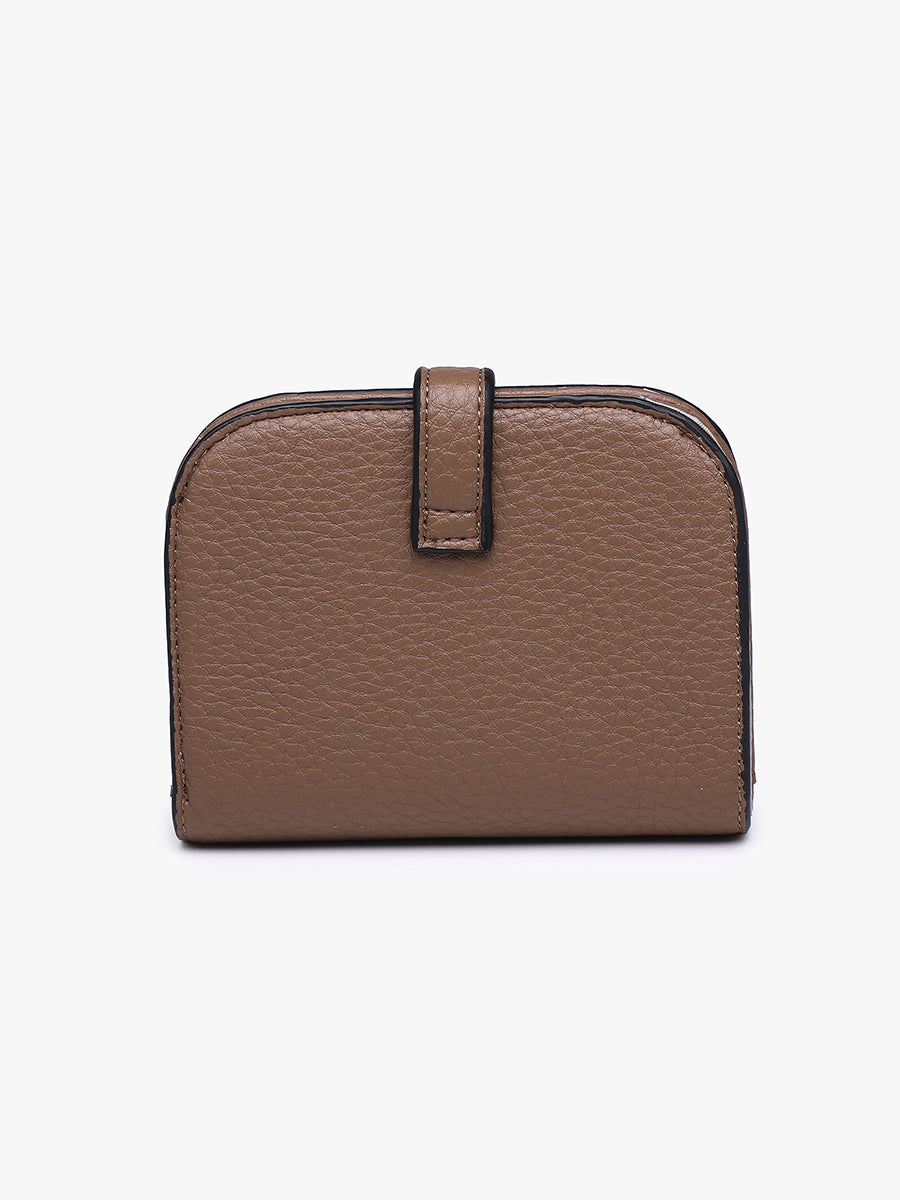 Magnolia Vegan RFID Bifold Wallet - Jen & Co. vegan handbag