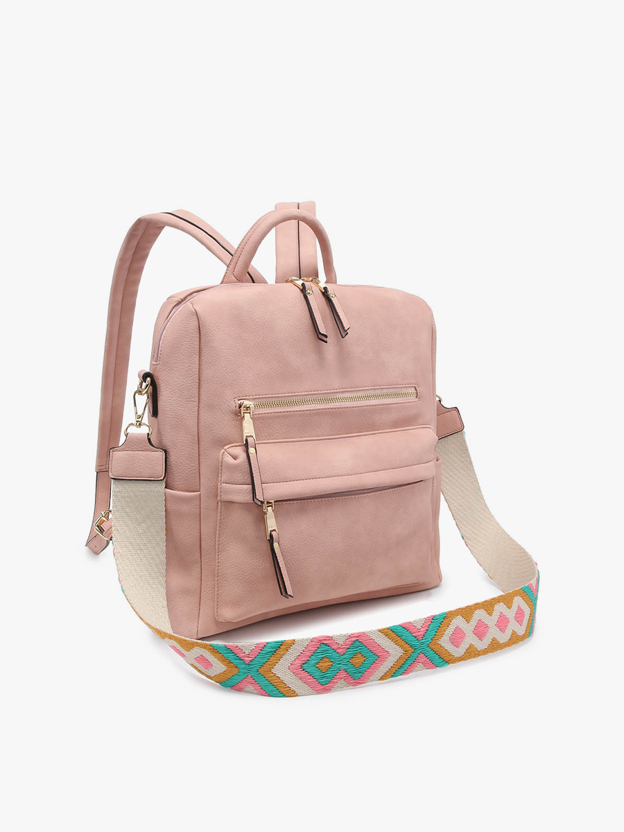 Amelia Vegan Backpack - Jen & Co. vegan handbag