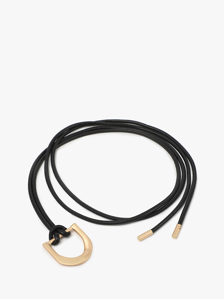 Vegan Leather Dual Strap Belt - Jen & Co. vegan handbag
