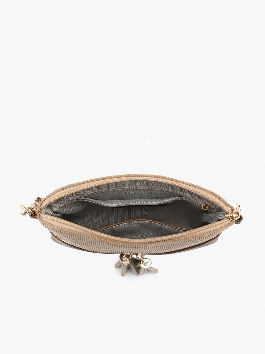 Tara Corduroy Crossbody - Jen & Co. vegan handbag