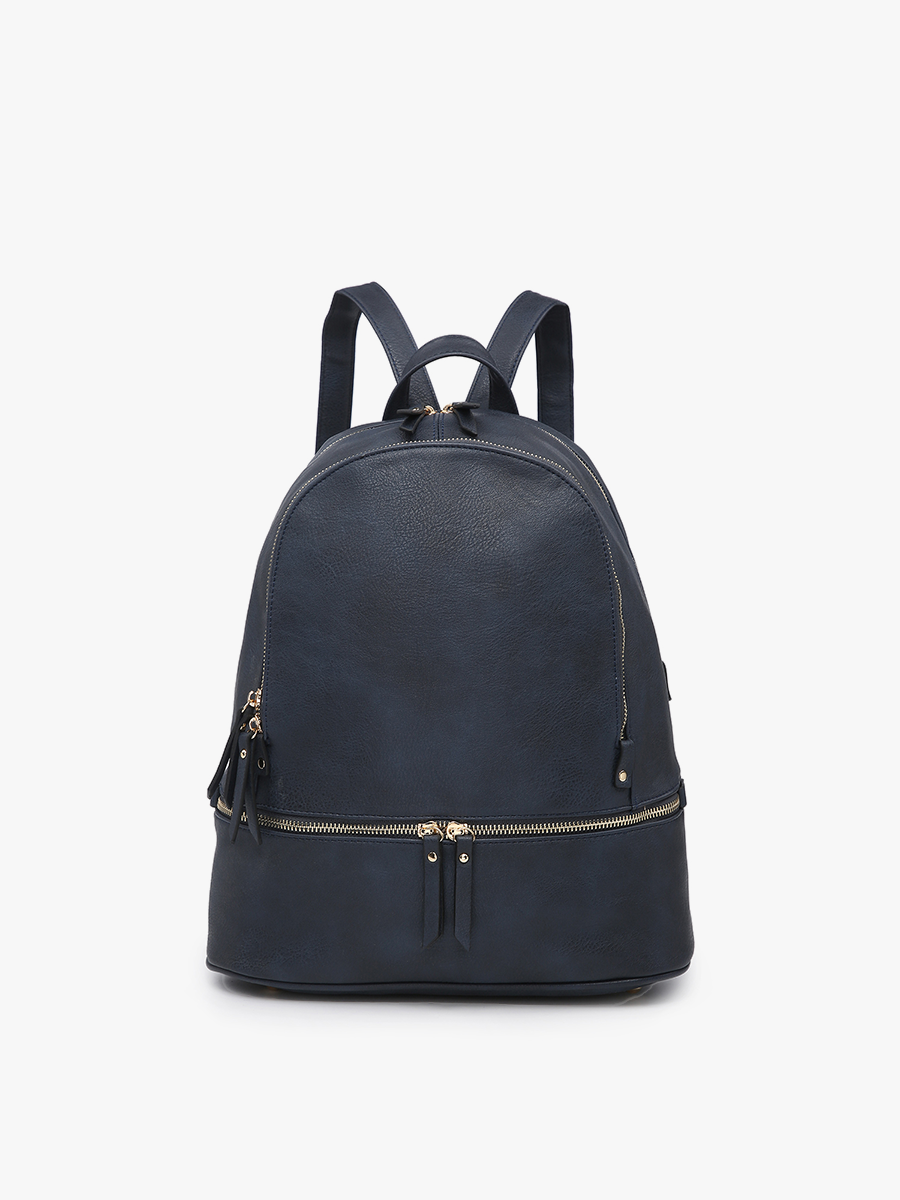 Blake Vegan Backpack Navy - Jen & Co. vegan handbag