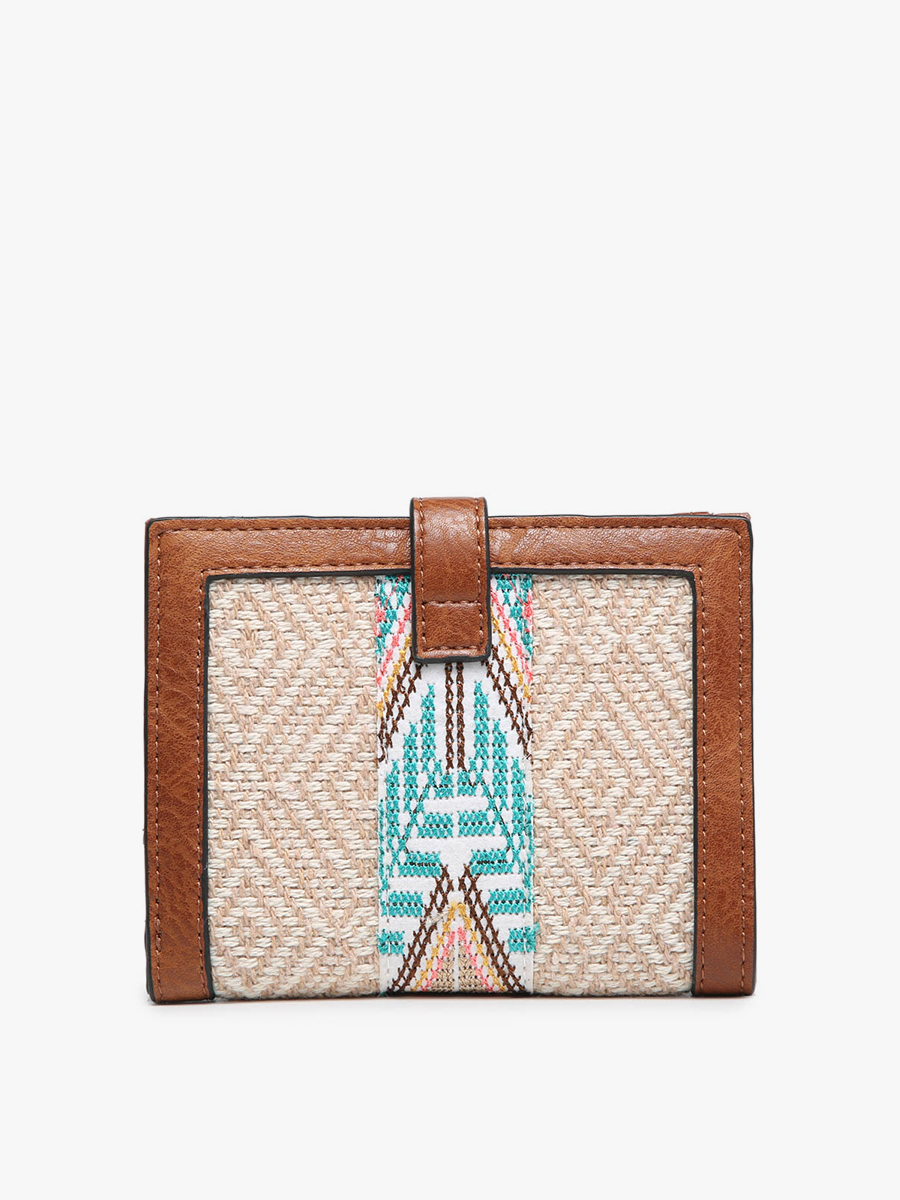 Bessie Vegan Tribal Wallet - Jen & Co. vegan handbag