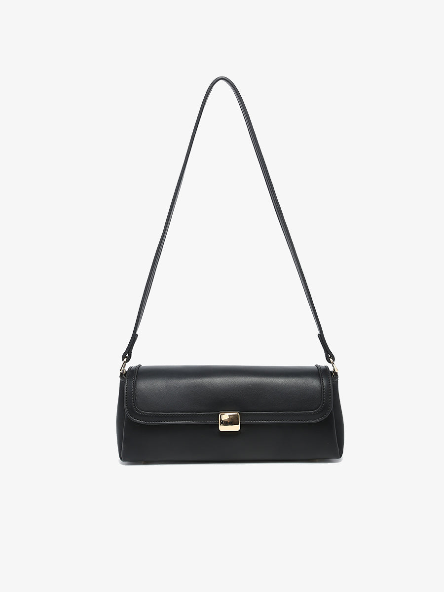 Rochelle Vegan Shoulder Bag Black - Jen & Co. vegan handbag