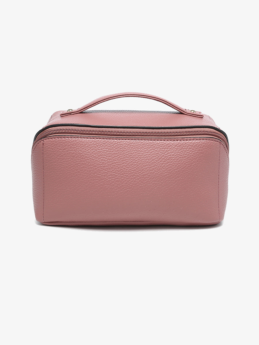 Paxton Makeup Bag Mauve - Jen & Co. vegan handbag