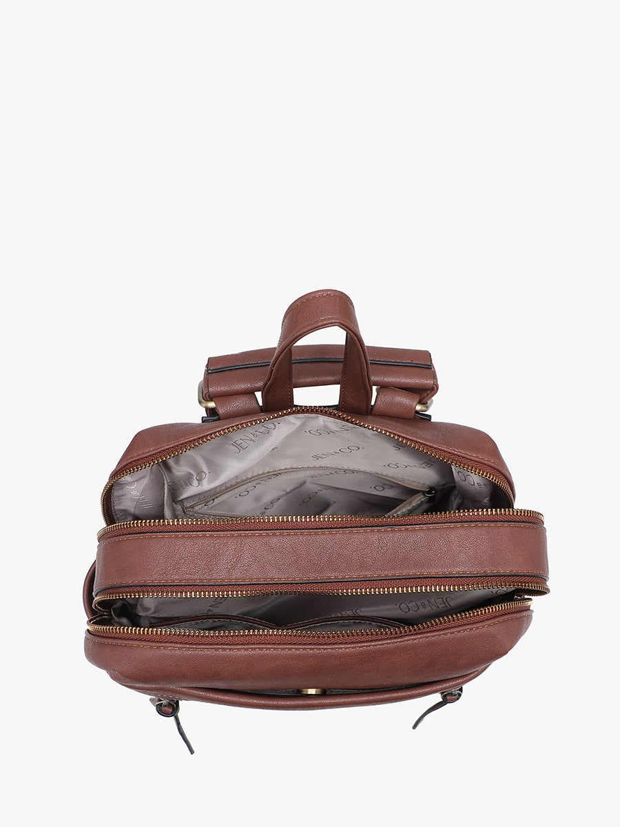 Alora Vegan Backpack - Jen & Co. vegan handbag