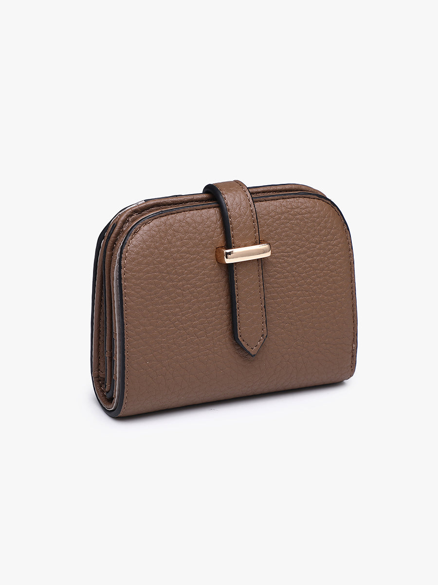 Magnolia Vegan RFID Bifold Wallet - Jen & Co. vegan handbag