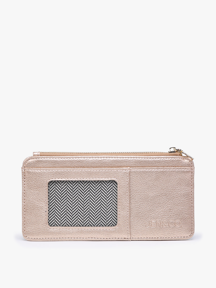 Saige Vegan RFID Wallet - Jen & Co. vegan handbag