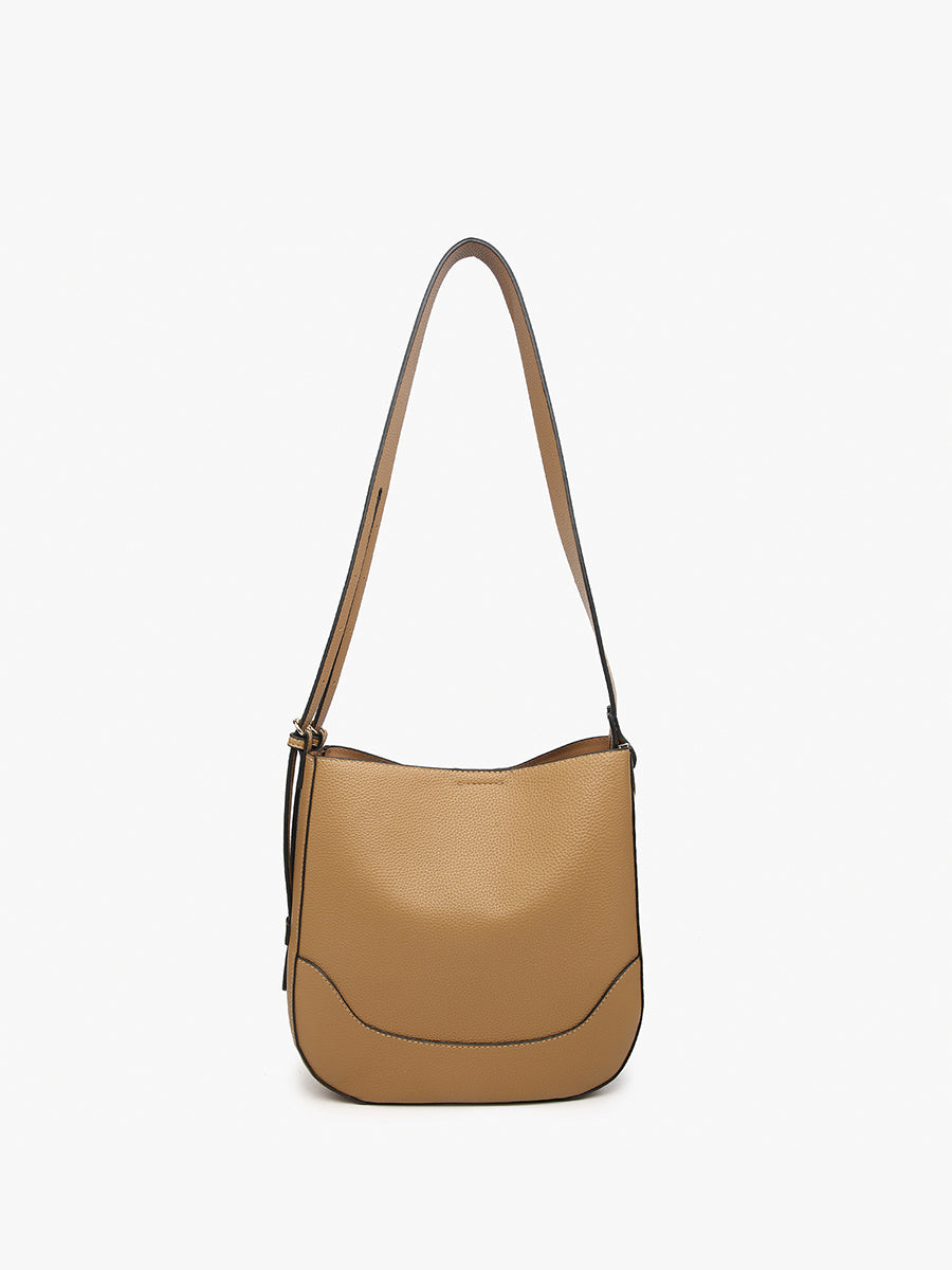 Poppy Vegan Paneled Crossbody