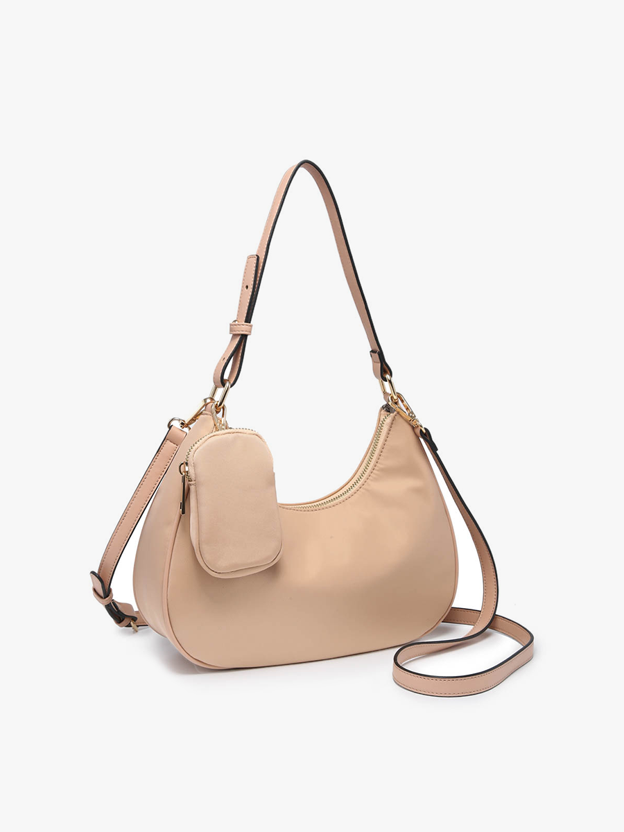 Jada Vegan Nylon Shoulder Bag
