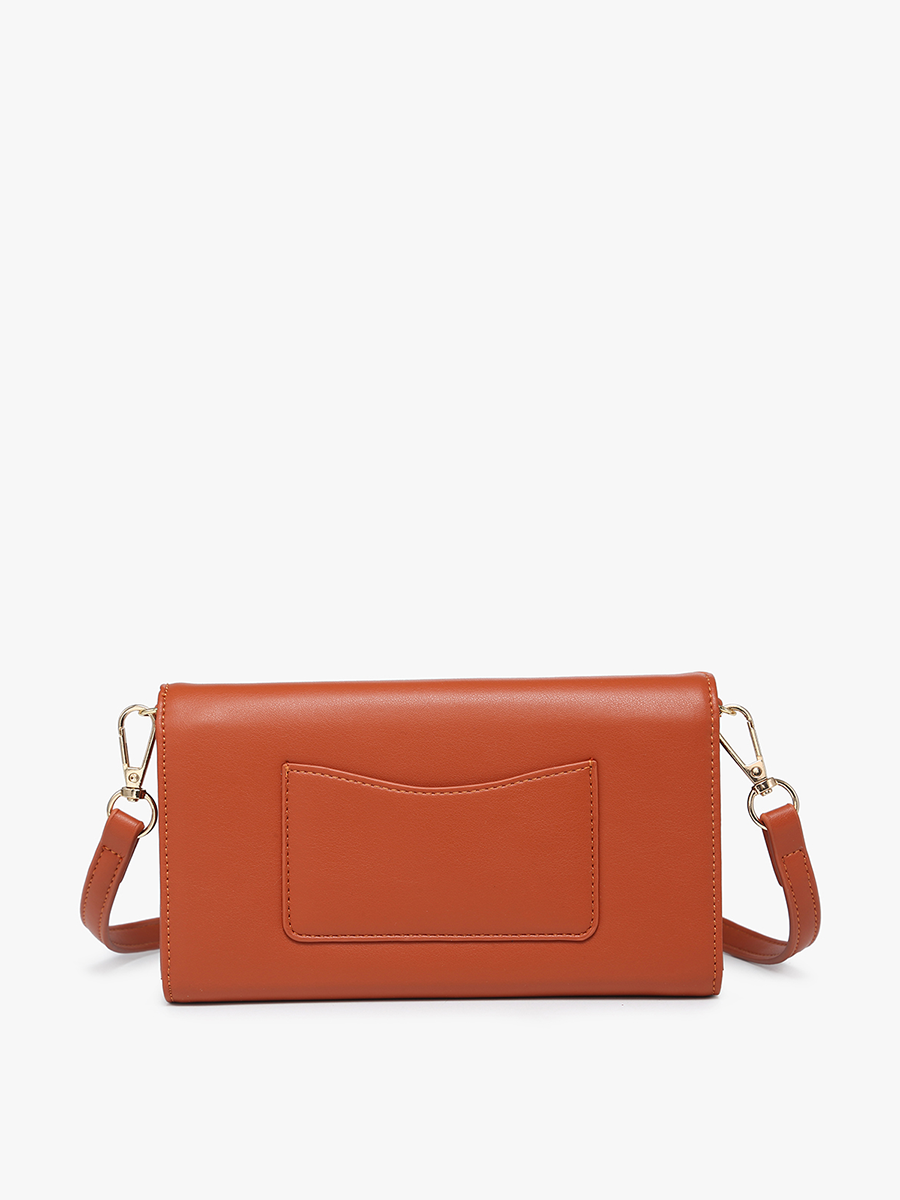 Kyle Vegan Crossbody/Wallet - Jen & Co. vegan handbag