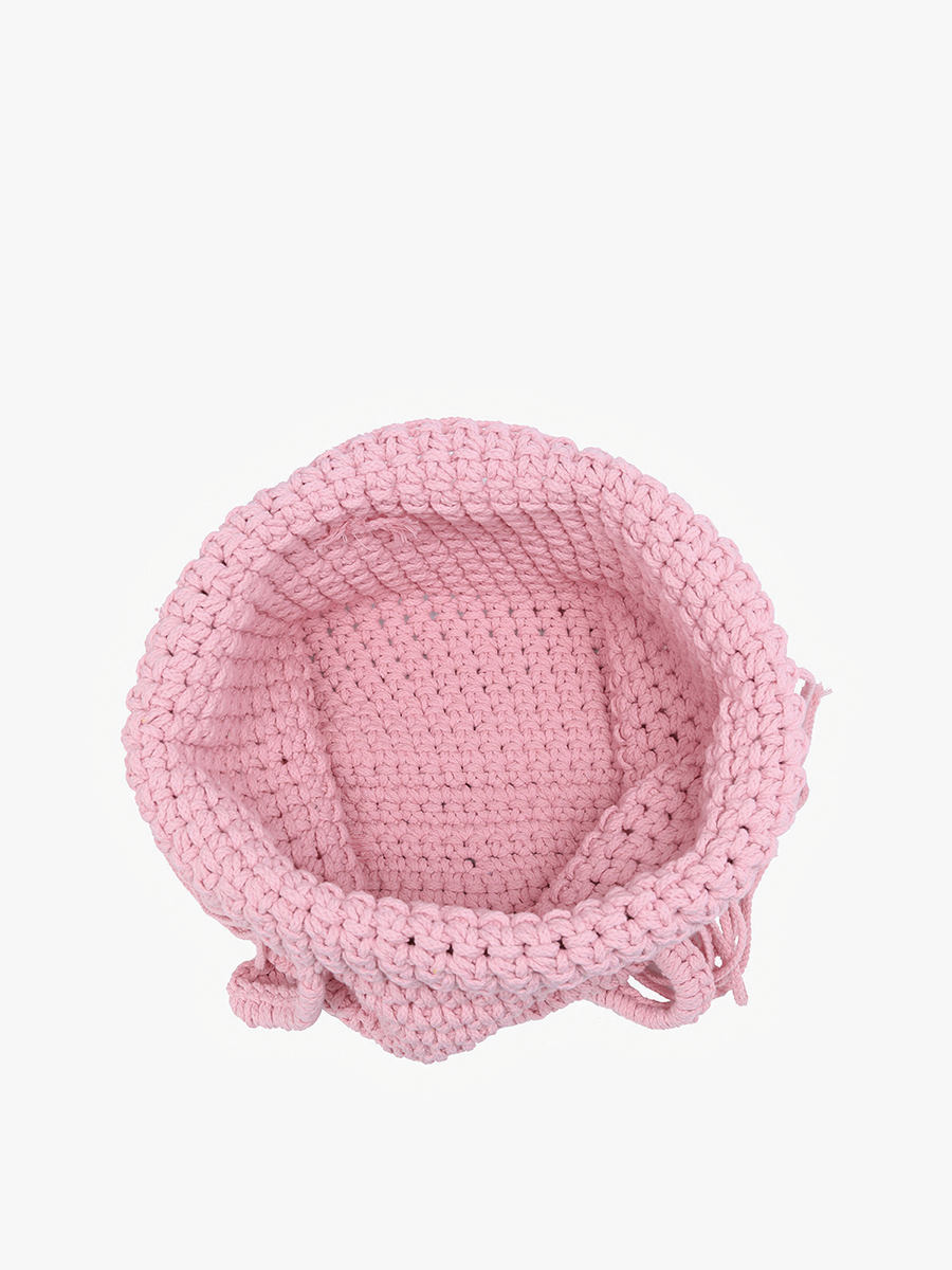 Gracie Macrame Satchel - Jen & Co. vegan handbag