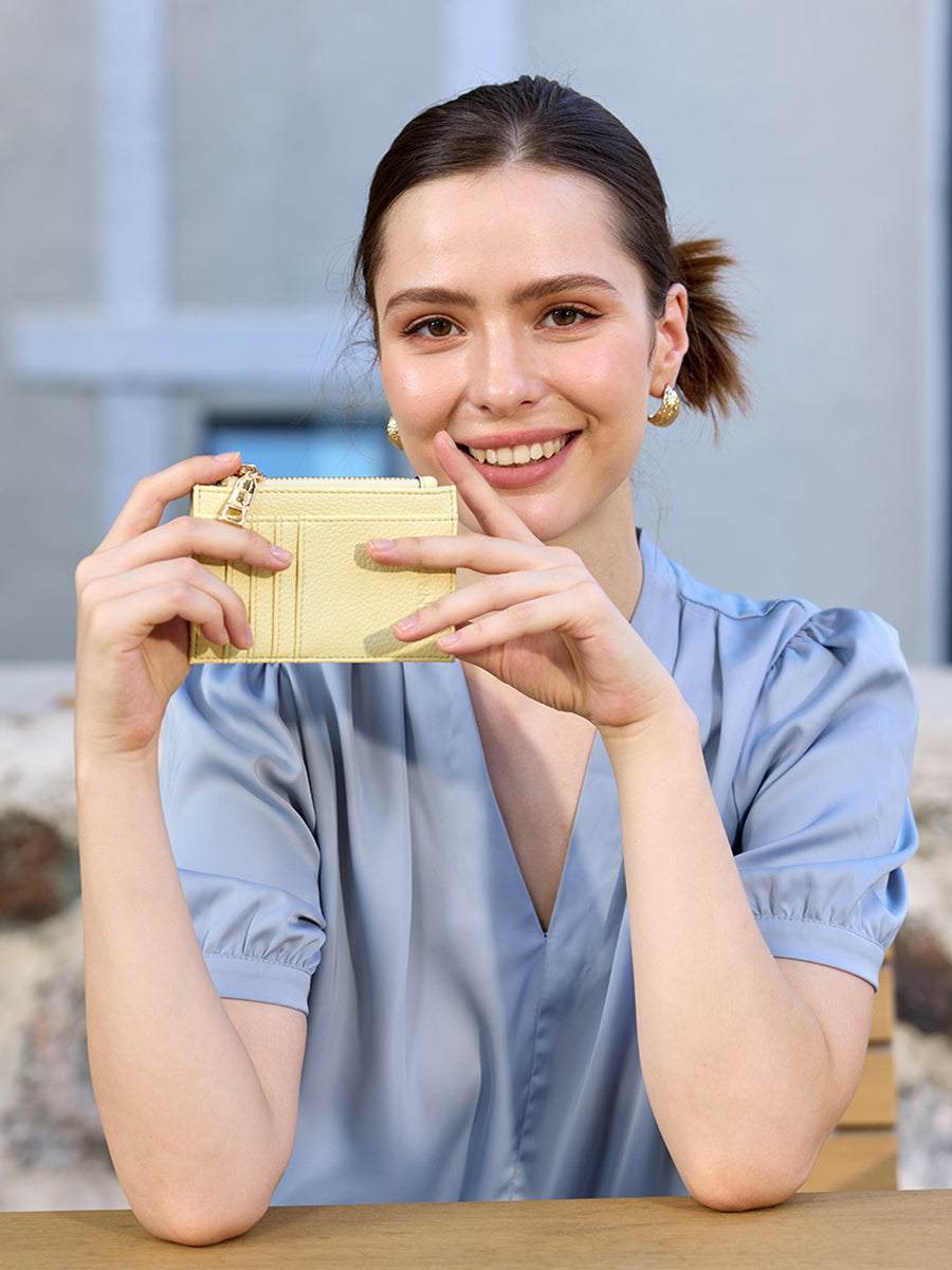 Sia Vegan RFID Wallet - Jen & Co. vegan handbag