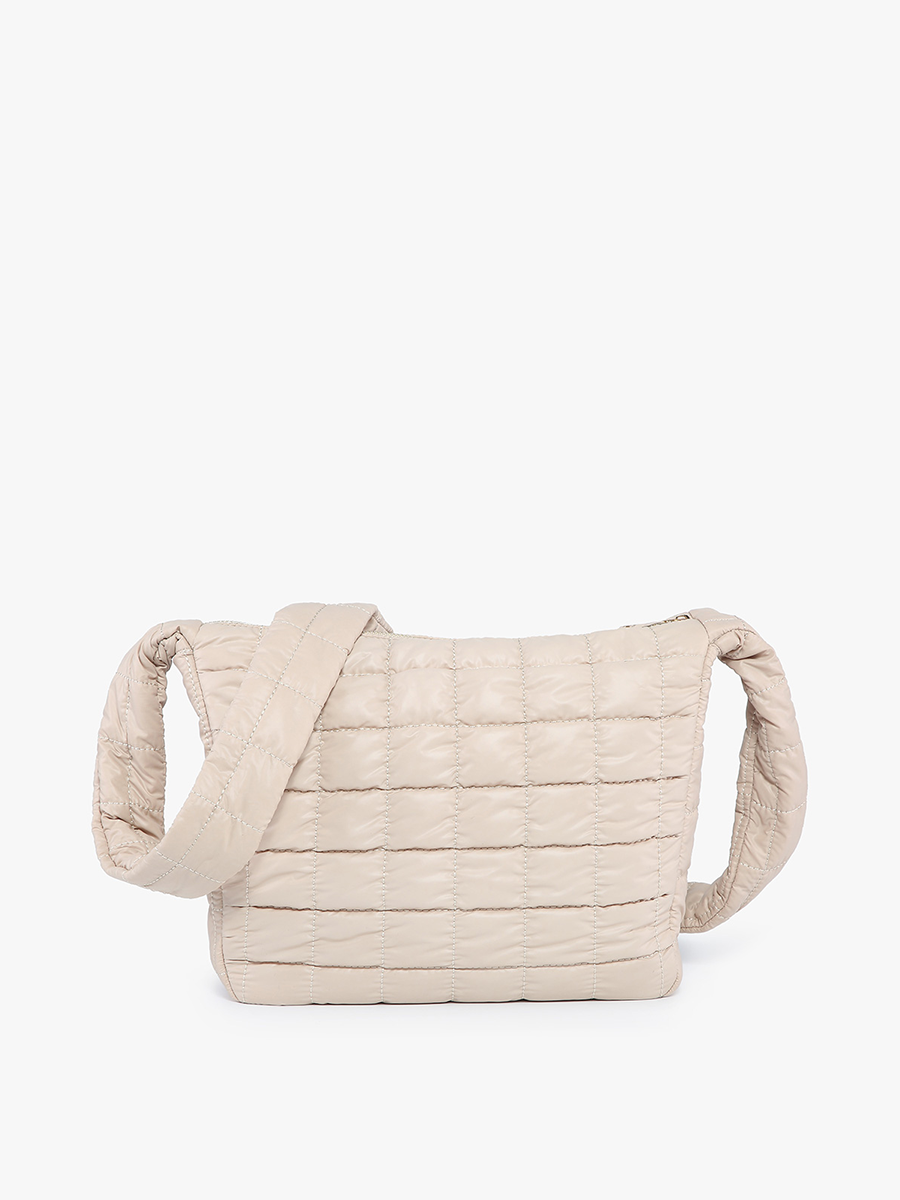 Katie Vegan Puffer Crossbody - Jen & Co. vegan handbag