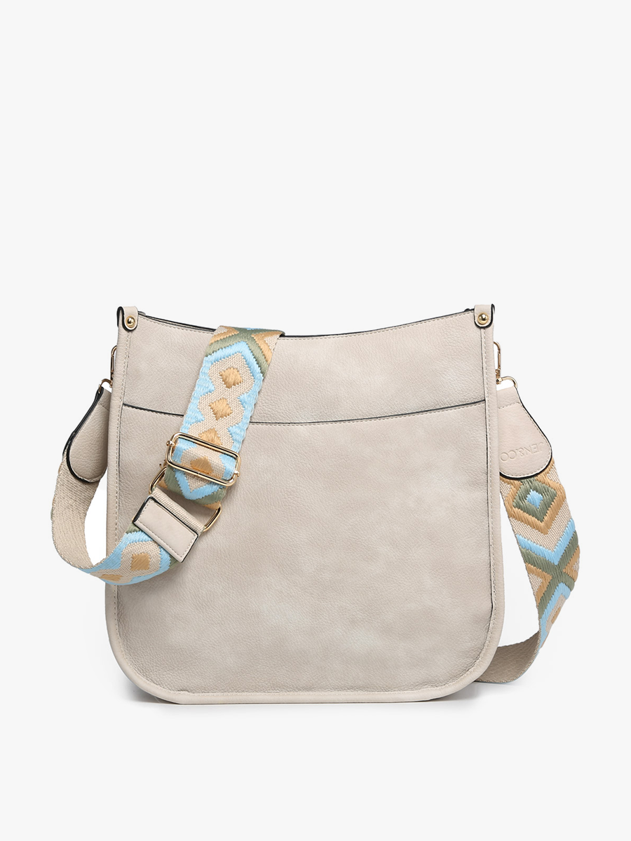 Chloe Vegan Crossbody Off White - Jen & Co. vegan handbag