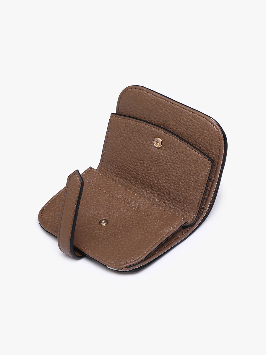 Magnolia Vegan RFID Bifold Wallet - Jen & Co. vegan handbag