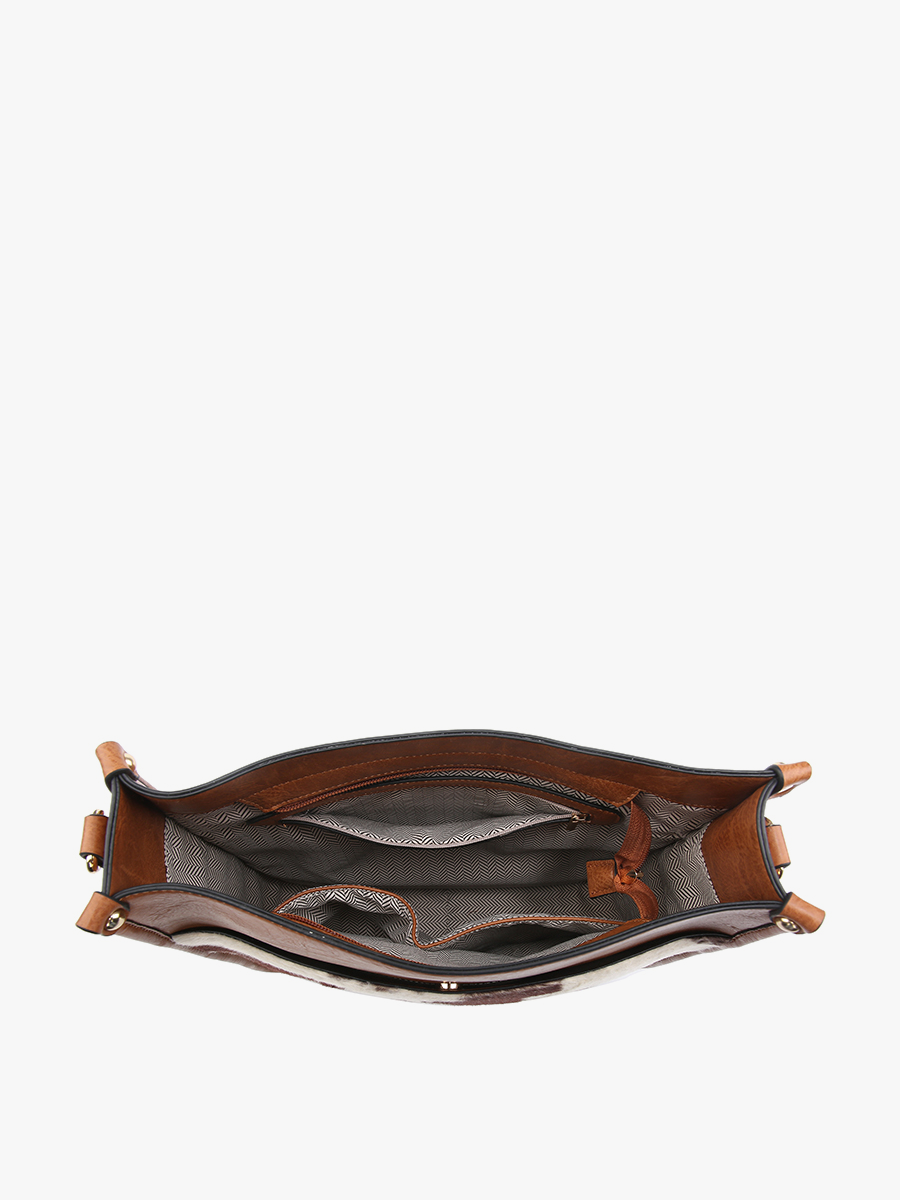 Chloe Vegan Cow Crossbody - Jen & Co. vegan handbag