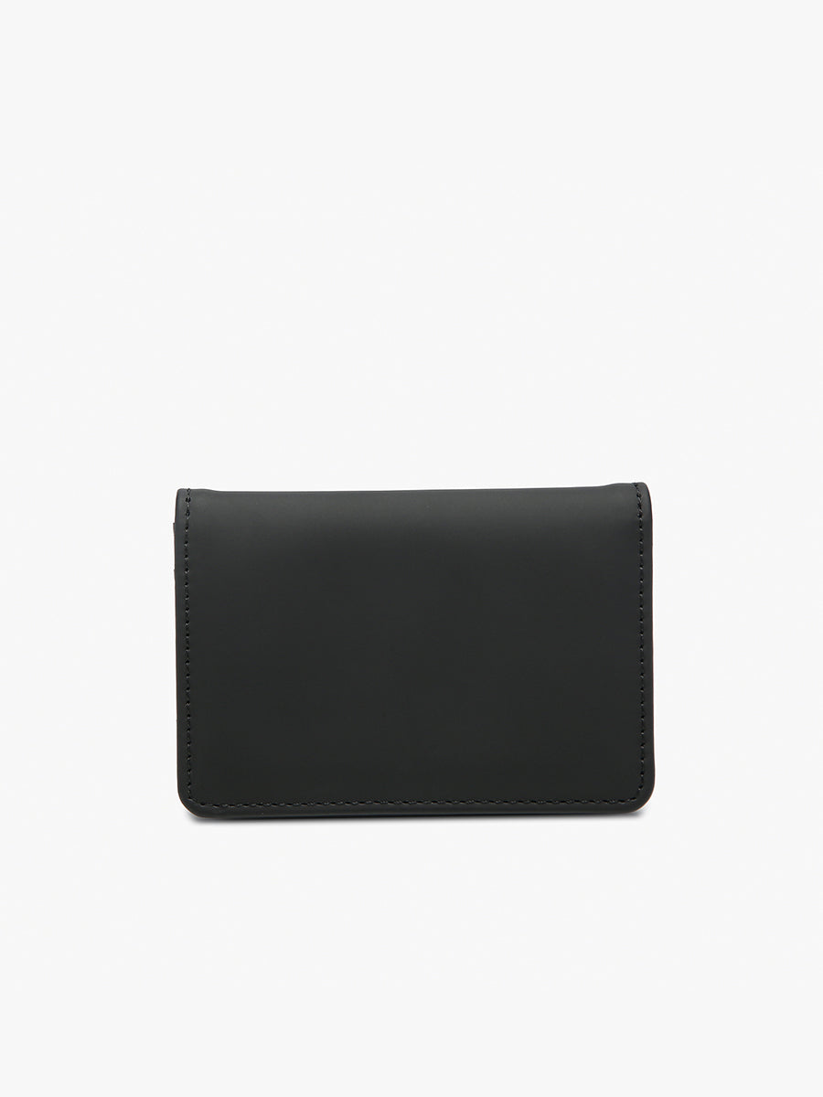 Evie Vegan Bifold Wallet Black - Jen & Co. vegan handbag