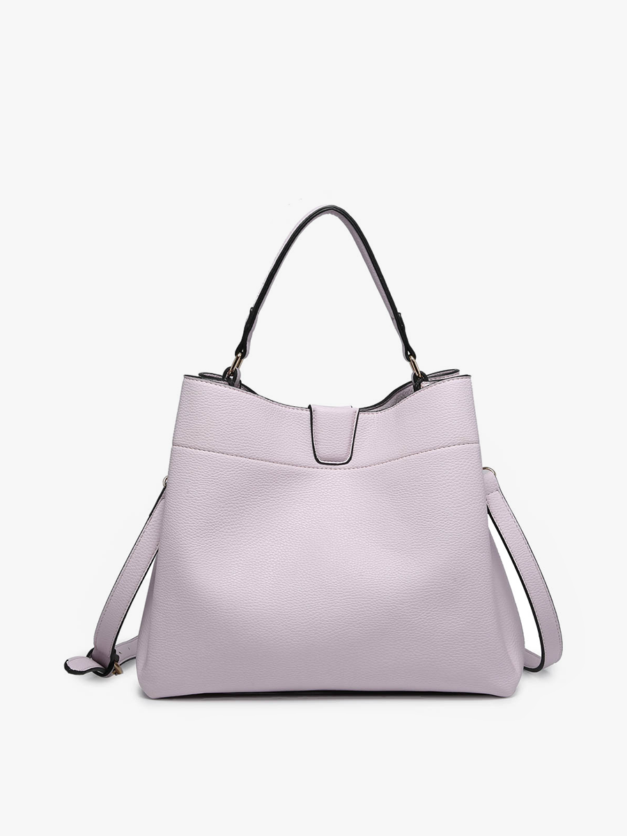 Tati Vegan Satchel Cool Pink - Jen & Co. vegan handbag