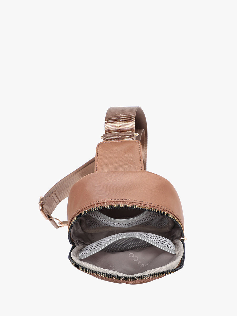 Michelle Nylon Sling Bag - Jen & Co. vegan handbag