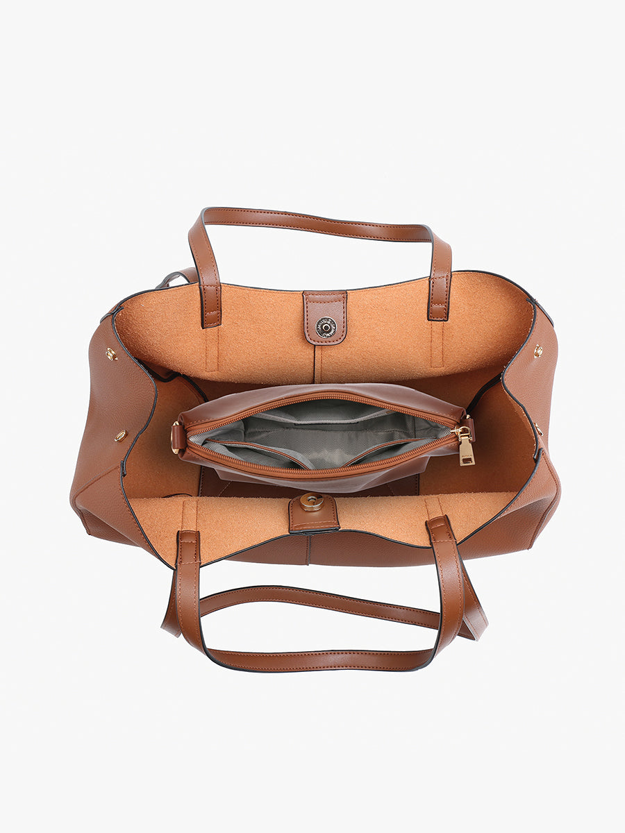 Celeste Vegan Distressed Hobo - Jen & Co. vegan handbag