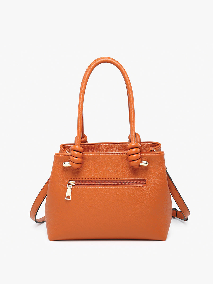 Blair Vegan Soft Satchel - Jen & Co. vegan handbag