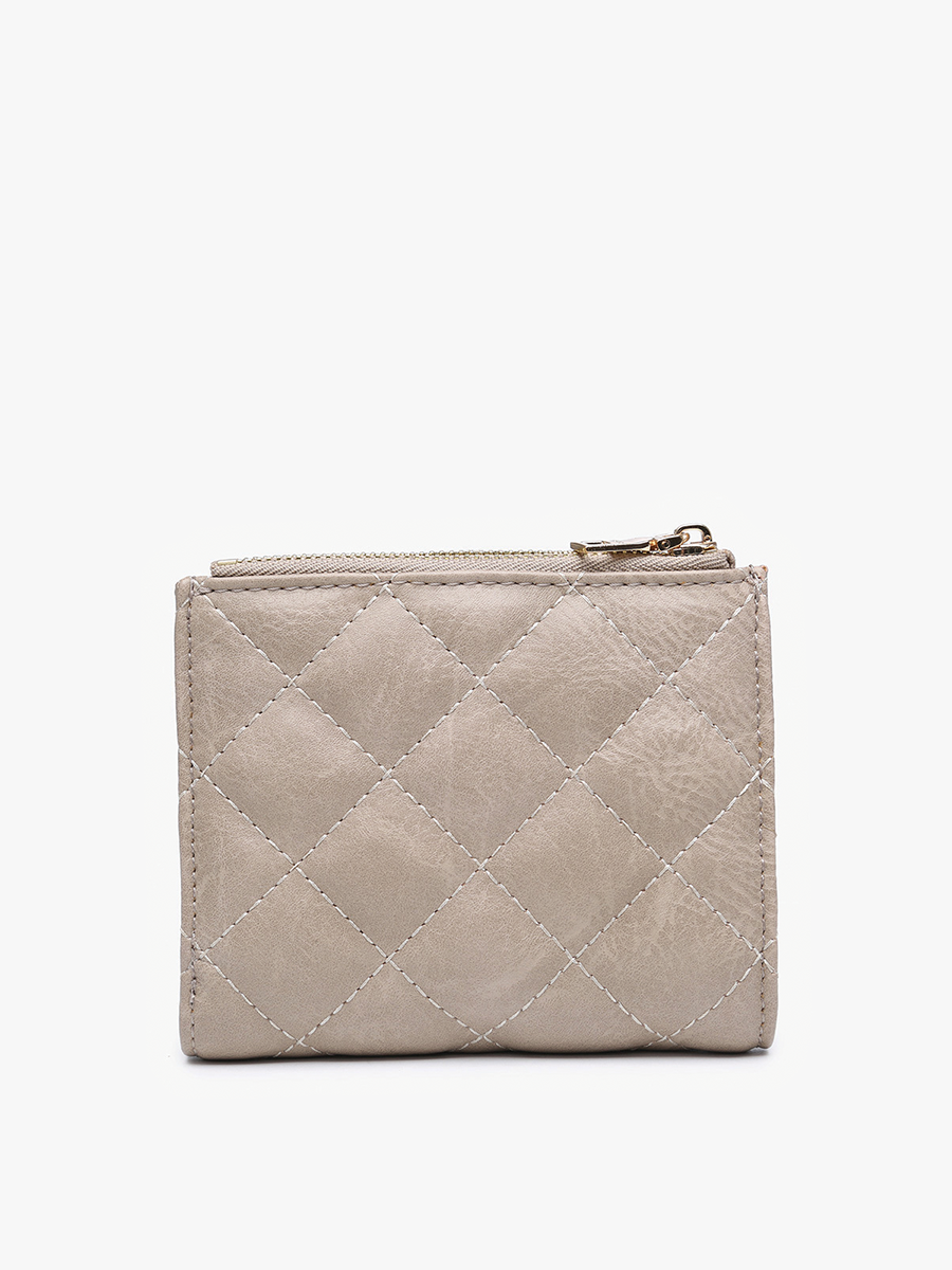 Melody Vegan Quilted Wallet - Jen & Co. vegan handbag