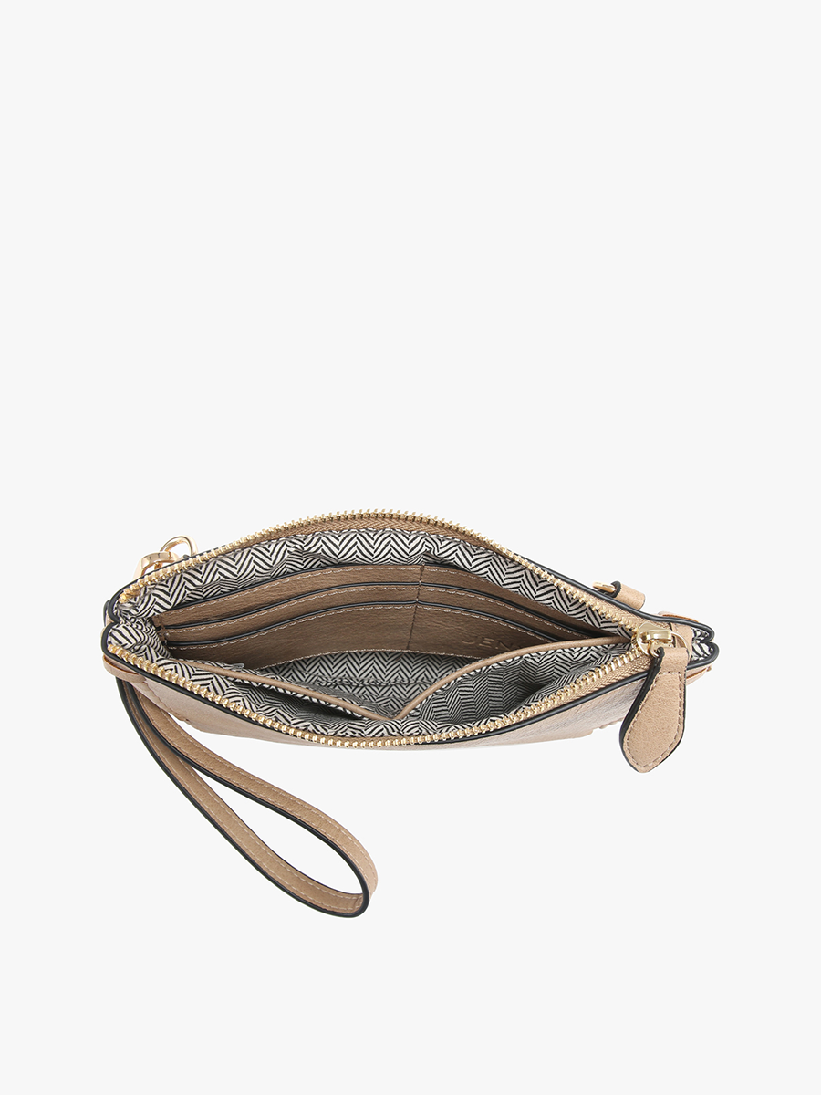 Bonnie Vegan Whipstitch Clutch/Crossbody - Jen & Co. vegan handbag