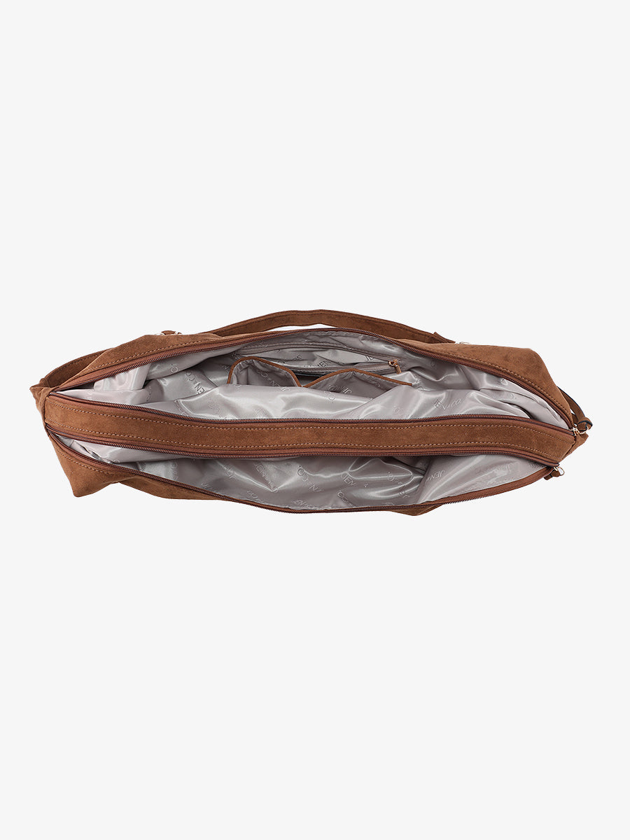 Andi Vegan Suede Sling Bag - Jen & Co. vegan handbag