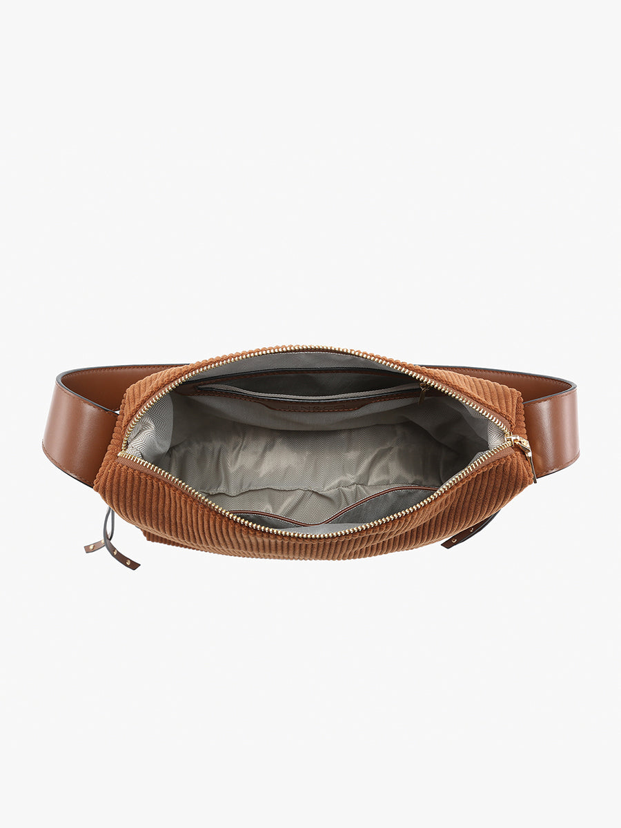 Michaela Corduroy Hobo - Jen & Co. vegan handbag